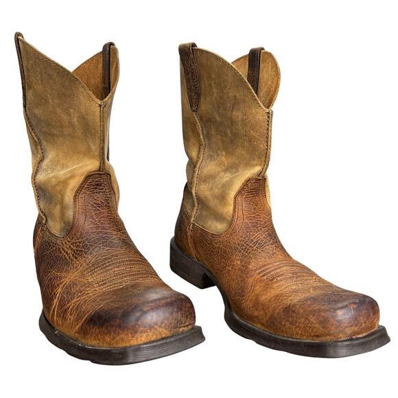 Ariat Men’s Rambler Brown Leather Western Cowboy Boot Size US 12 EE main image 4